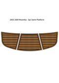 2003-2009 Moomba-3pc Swim Platform Step Pad Boat EVA Foam Teak Deck Floor Mat SeaDek MarineMat Gatorstep Style Self Adhesive