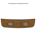 Sea Ray 310 Sundancer Swim Platform Pad Boat EVA Foam Faux Teak Deck Floor Mat SeaDek MarineMat Gatorstep Style Self Adhesive