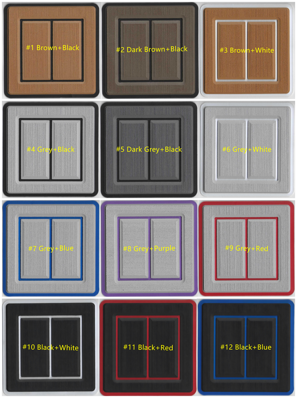 2014 Bayliner 185 Bowrider Swim Platform Boat EVA Foam Teak Deck Floor Pad Mat SeaDek MarineMat Gatorstep Style Self Adhesive
