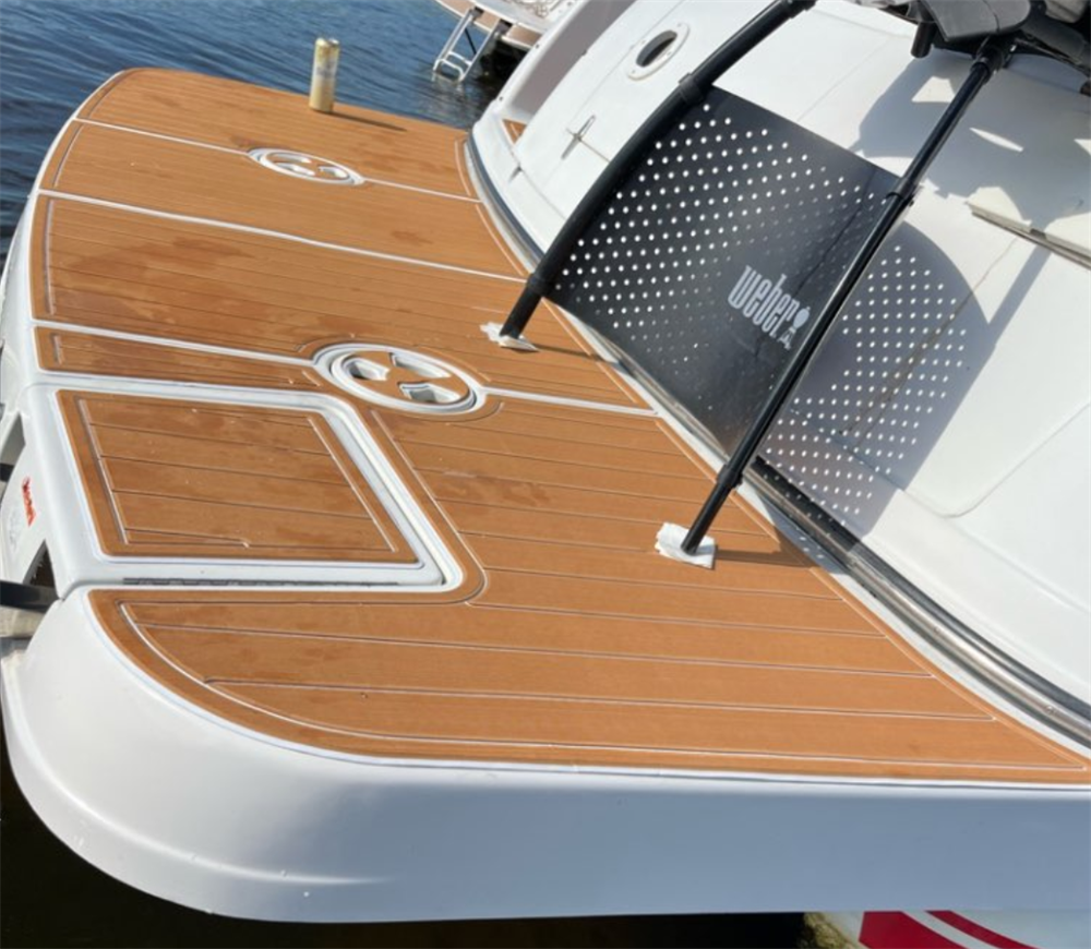 2000 Four Winns 298 Vista Swim Platform Cockpit Boat EVA Foam Teak Deck Floor SeaDek MarineMat Gatorstep Style Self Adhesive