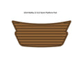 2014 Malibu 21 VLX Swim Platform Step Pad Boat EVA Foam Faux Teak Deck Floor Mat SeaDek MarineMat Gatorstep Style Self Adhesive