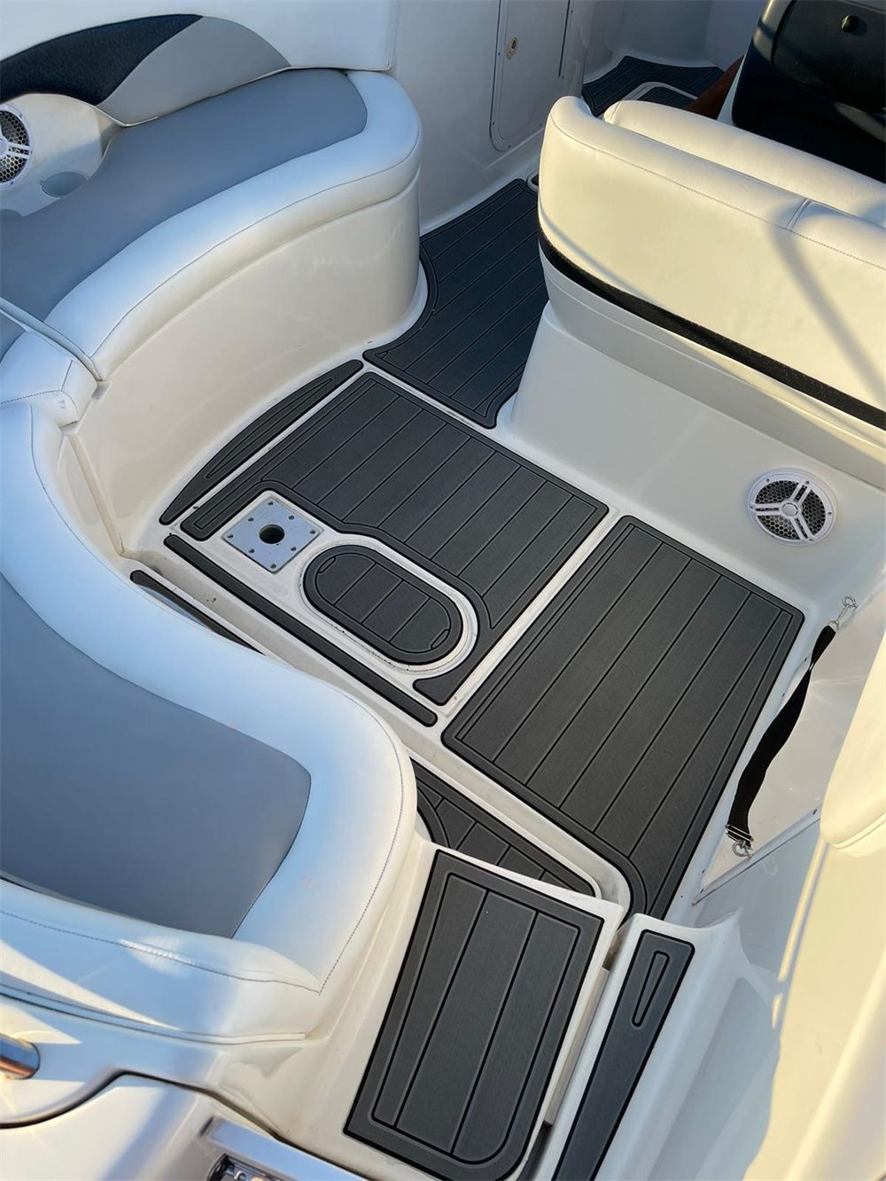 2002 Chaparral 242 Swim Step Platform Cockpit Boat EVA Foam Teak Deck Floor Pad SeaDek MarineMat Gatorstep Style Self Adhesive