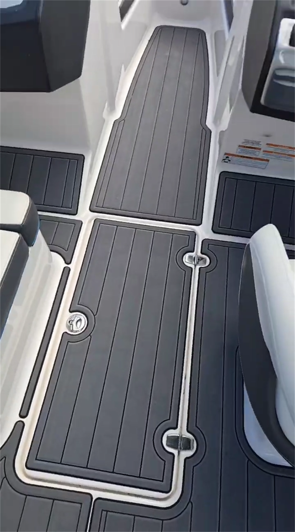 2016 Regal 1900 ES Swim Platform Cockpit Pad Boat EVA Foam Faux Teak Deck Floor Mat Seadek MarineMat Gatorstep Style Self Adhesive