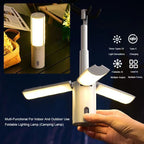 2400mAh-Multifunctional Foldable Camping Light, Rechargeable Tent Lantern, Portable Outdoor Emergency Light