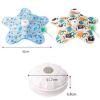 Electric Cat Hunting Cover Toy, Pentagonal Automatic Cat Play Mat, Feather Cat Wand Pet Toy—Little Duck Design