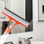 3-in-1 Spray Squeegee, Household Cleaner with Built-in Spray Bottle, Silicone Water Wiper—Light Green