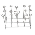 Fryer Skewer Stand Uniform Cooking Rust Resistance Stainless Steel Vertical Skewer Stand for Chicken Meat
