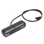 Electric Bike Taillight LED ABS Night Tail Light Brake Signal Light 36‑60V for Riding
