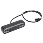 Electric Bike Taillight LED ABS Night Tail Light Brake Signal Light 36‑60V for Riding