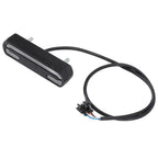 Electric Bike Taillight LED ABS Night Tail Light Brake Signal Light 36‑60V for Riding