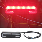 Electric Bike Taillight LED ABS Night Tail Light Brake Signal Light 36‑60V for Riding