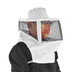 Beekeeping Hat Contraction Design Breathable Mesh White Edging Beekeeper Cowboy Hat for Beekeeping Hunting Hiking