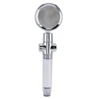 Turbocharged Fan Shower Head Handheld Propeller Driven 360° Rotation G1/2 Thread Detachable for Water SavingGold