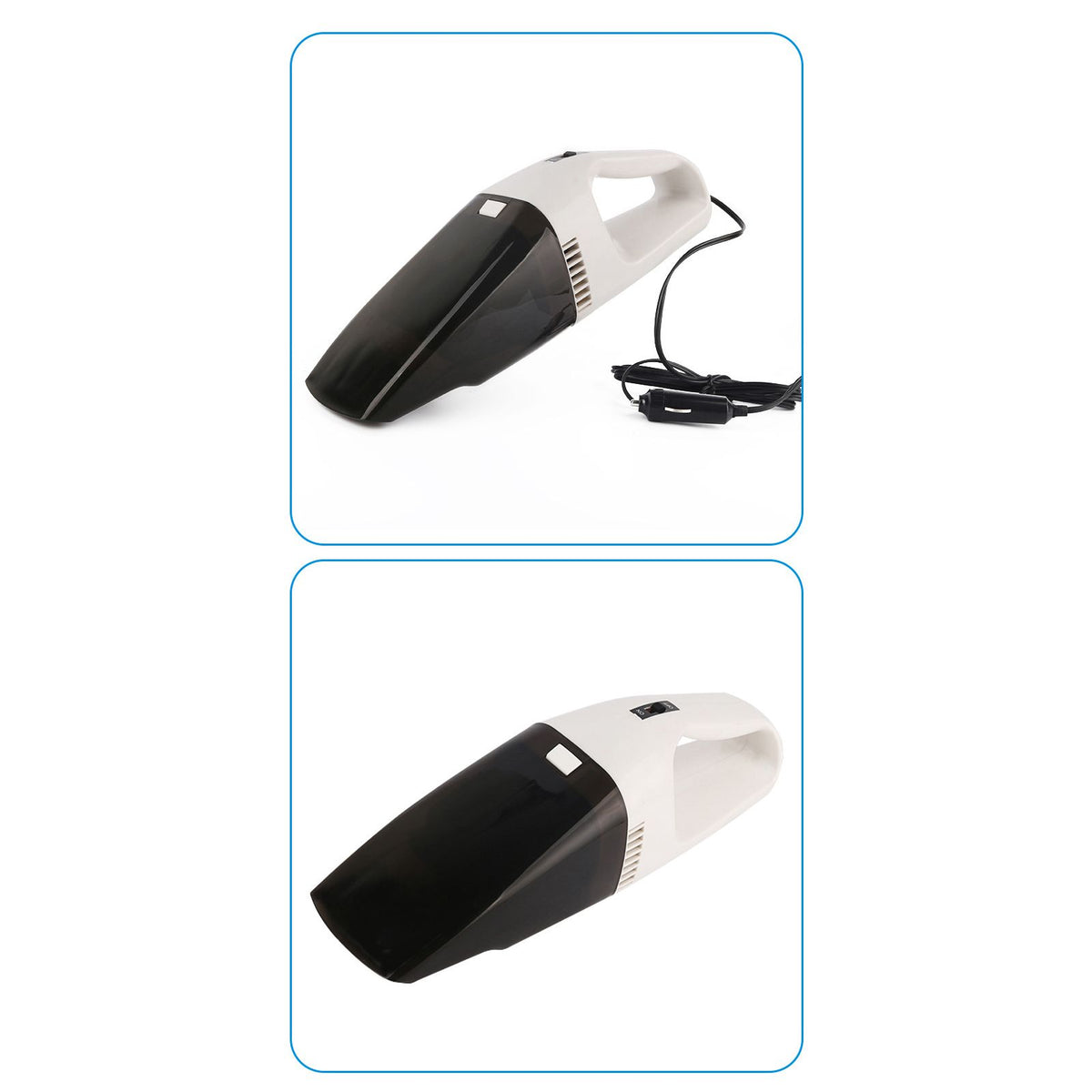 Handheld Vacuum Cleaner High Power Fast Heat Dissipation Ergonomic Design Portable Car Vacuum 100W 12V