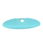 Ultrasonic Scrubber 3 Levels USB Charging High Frequency Vibration Dual Waving Ultrasonic Vegetable Washing Machine Blue