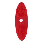 Ultrasonic Scrubber 3 Levels USB Charging High Frequency Vibration Dual Waving Ultrasonic Vegetable Washing Machine Red