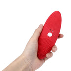 Ultrasonic Scrubber 3 Levels USB Charging High Frequency Vibration Dual Waving Ultrasonic Vegetable Washing Machine Red