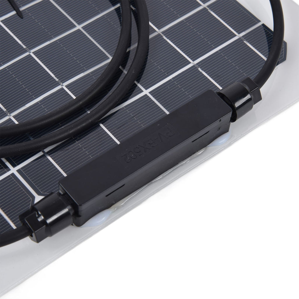 2 Pcs Solar Panels Kit 15W Portable Monocrystalline Solar Panel Charger for Outdoor Boat Caravan RV Charging