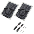 15W Solar Panel Portable Waterproof Monocrystalline Solar Charging Board for Outdoor Car Motor YachtSolar Panel