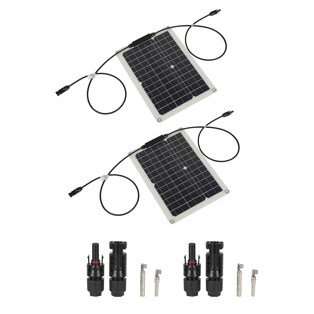 15W Solar Panel Portable Waterproof Monocrystalline Solar Charging Board for Outdoor Car Motor YachtSolar Panel