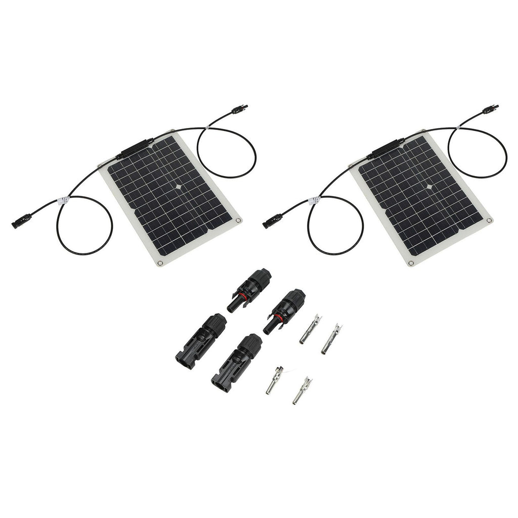 15W Solar Panel Portable Waterproof Monocrystalline Solar Charging Board for Outdoor Car Motor YachtSolar Panel