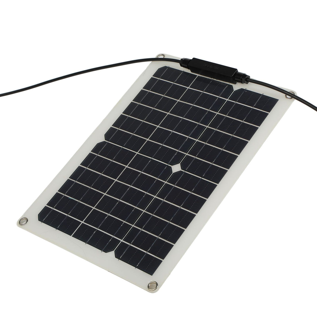 15W Solar Panel Portable Waterproof Monocrystalline Solar Charging Board for Outdoor Car Motor YachtSolar Panel
