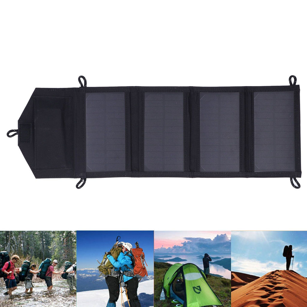 Solar Panel Charger 10W High Conversion Efficiency Foldable Solar Charger for Automobiles Motorcycles