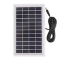 Portable Solar Panel DC 12V 3W High Conversion Efficiency Semi Flexible Solar Cell Panel for Mobile Phone Car