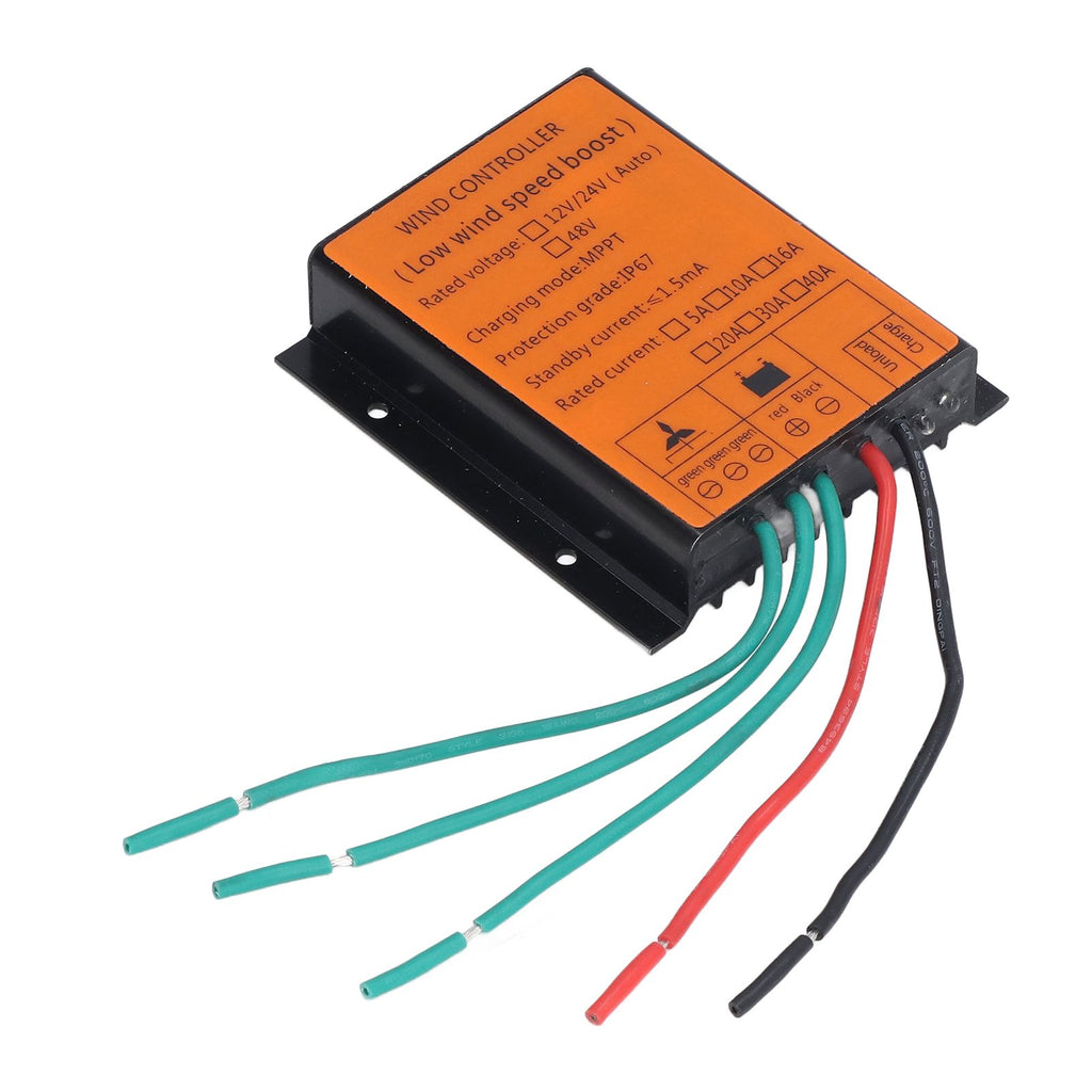 Wind Charge Controller 48V 600W MPPT Low Voltage Charging IP67 Protection Step Up Wind Energy Controllers 10A