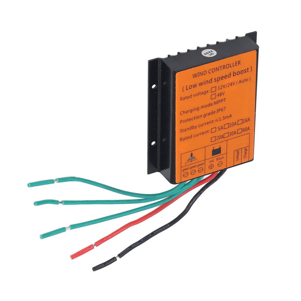 Wind Charge Controller 48V 600W MPPT Low Voltage Charging IP67 Protection Step Up Wind Energy Controllers 10A