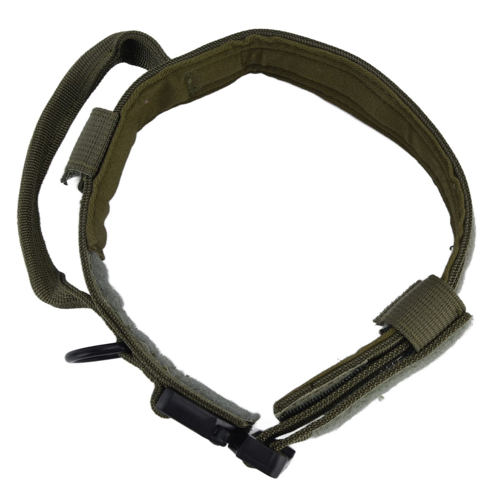 Traction Dog Collar with Buckle Nylon Iron Training Hunting Collar Pet Accessory for OutdoorGreen M