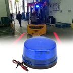 LED Car Strobe Light DC12V 5W 15 LEDs Multipurpose LED Traffic Warning Light for Cars Trucks BusesBlue