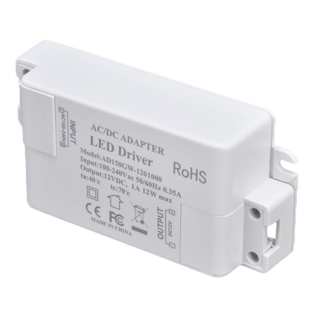 LED Drive Power Transformer LED Drive Power AC100‑240V/0.35A DC12V/1A 12W for G4 MR11 MR16