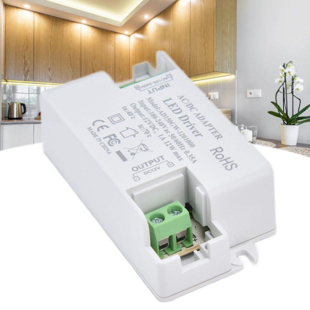 LED Drive Power Transformer LED Drive Power AC100‑240V/0.35A DC12V/1A 12W for G4 MR11 MR16