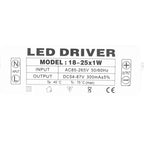 18‑25X1W LED Driver Constant Current 300mA Input AC85‑265V Output 54‑87VDC LED Driver Transformer