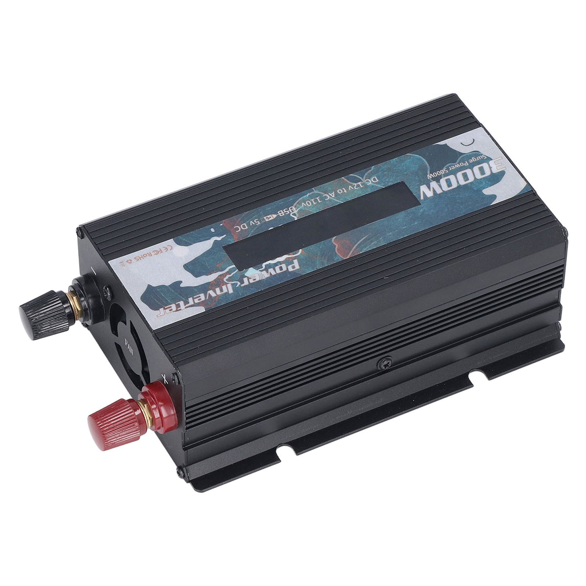 Pure Sine Wave Inverter DC 12V to AC 110V Multifunctional Power Battery Converter for Electrical ApplianceBlack