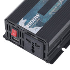 Pure Sine Wave Inverter DC 12V to AC 110V Multifunctional Power Battery Converter for Electrical ApplianceBlack