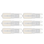 G9 Light Bulb Dimmable Eye Protection Energy Saving 5W 22 LED Small Bulbs for Ceiling Lamp Desk Lamp 6pcs Natural Light 110V
