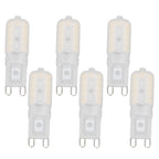 G9 Light Bulb Dimmable Eye Protection Energy Saving 5W 22 LED Small Bulbs for Ceiling Lamp Desk Lamp 6pcs Natural Light 110V