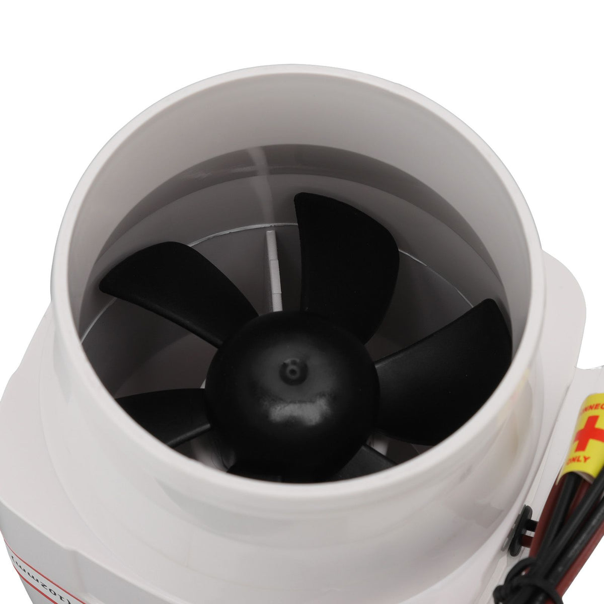 12v Electric In Line Blower ABS Shell Marine Boat in Line Bilge Air Blower Marine Cabin Engine Ventilation Blower Fan 4 Inch