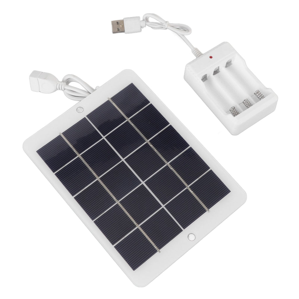 Solar Panel Battery Charger 3W 5V High Conversion Rate Efficient Output Portable Solar Cell for Outdoor Use