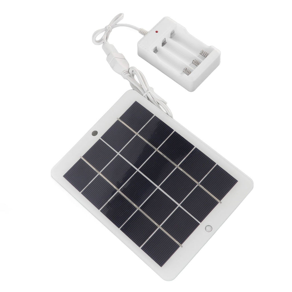 Solar Panel Battery Charger 3W 5V High Conversion Rate Efficient Output Portable Solar Cell for Outdoor Use