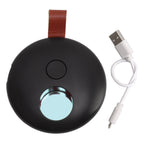 Infrared Detector 3 Speed Flashing USB Rechargeable Built in 100mAh Battery Portable Professional Bug Detector for Travel Black