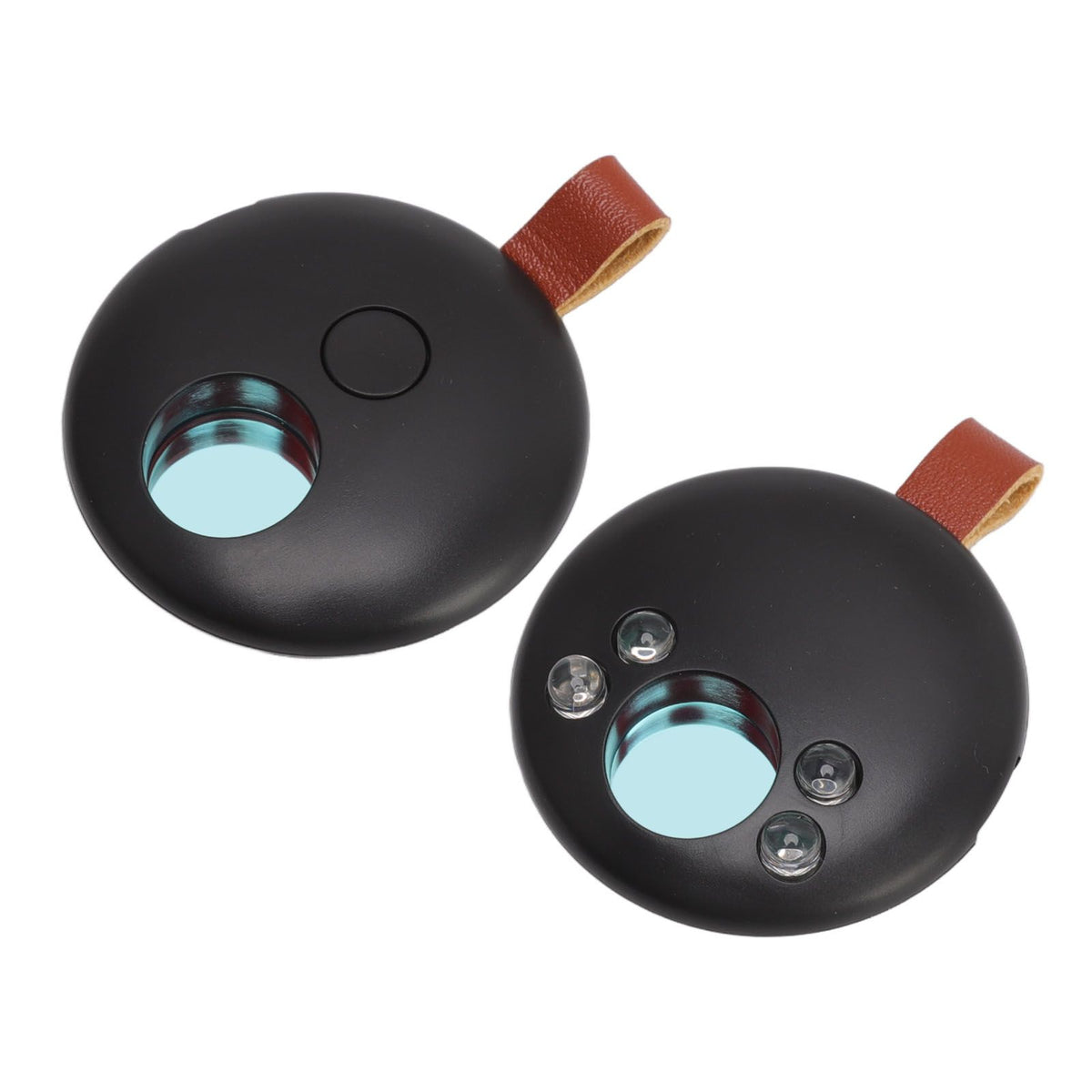 Infrared Detector 3 Speed Flashing USB Rechargeable Built in 100mAh Battery Portable Professional Bug Detector for Travel Black