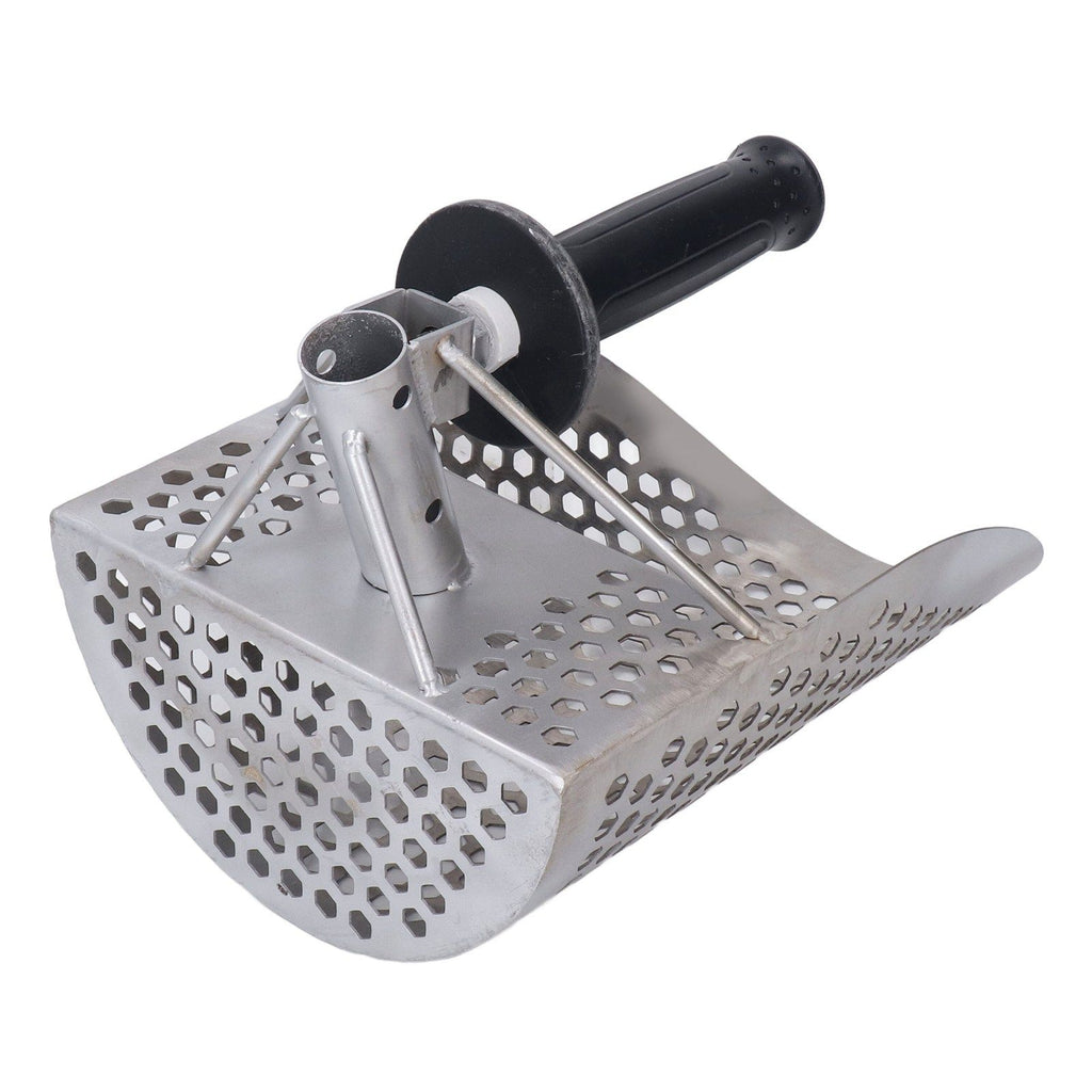 Beach Sand Scoop Metal Detecting Hunting Tool Detector Stainless Steel Hexahedron Holes Sand Scoop