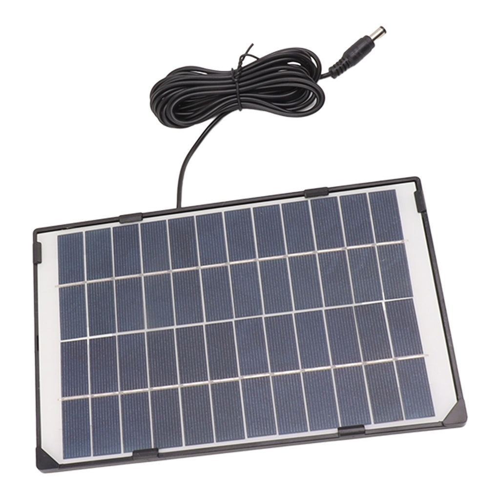 6W 12V Polycrystalline Silicon Solar Panel 6W 12V DC5521 Camera Solar Panel Outdoor Home Surveillance Lighting Charger