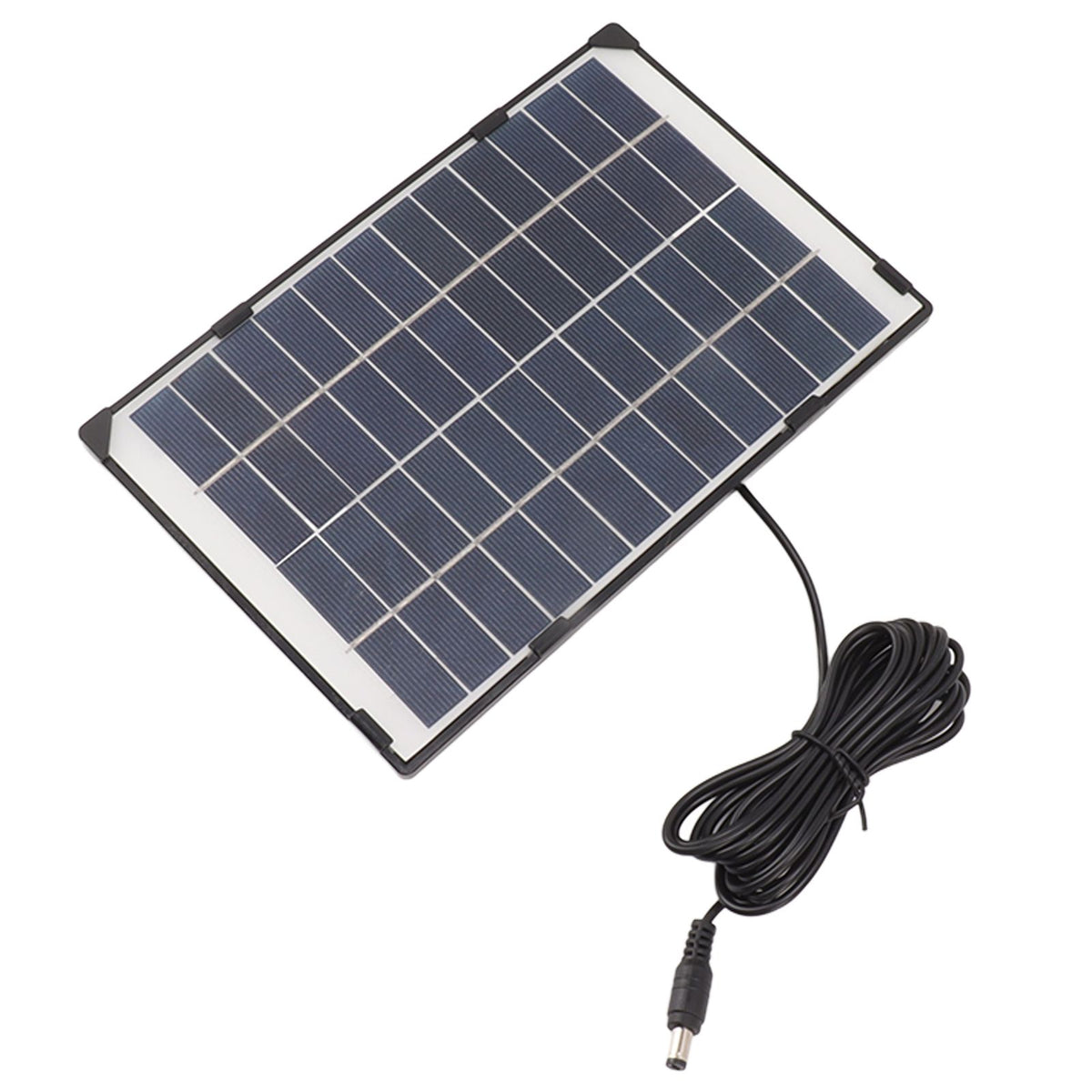 6W 12V Polycrystalline Silicon Solar Panel 6W 12V DC5521 Camera Solar Panel Outdoor Home Surveillance Lighting Charger