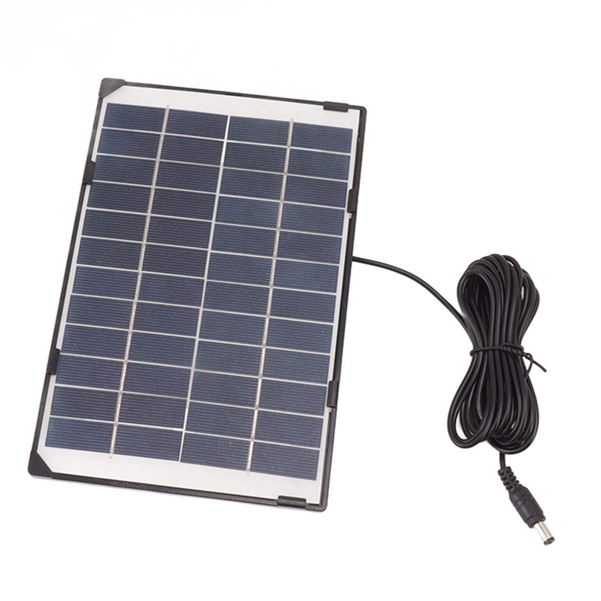 6W 12V Polycrystalline Silicon Solar Panel 6W 12V DC5521 Camera Solar Panel Outdoor Home Surveillance Lighting Charger