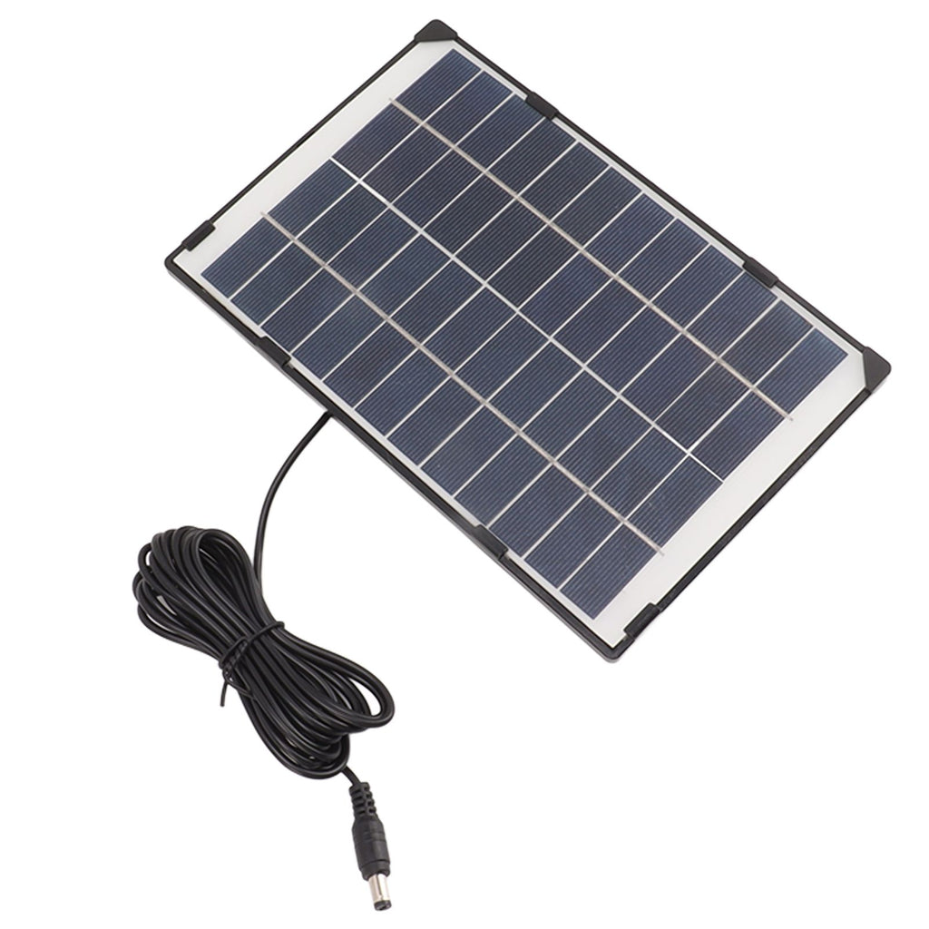 6W 12V Polycrystalline Silicon Solar Panel 6W 12V DC5521 Camera Solar Panel Outdoor Home Surveillance Lighting Charger
