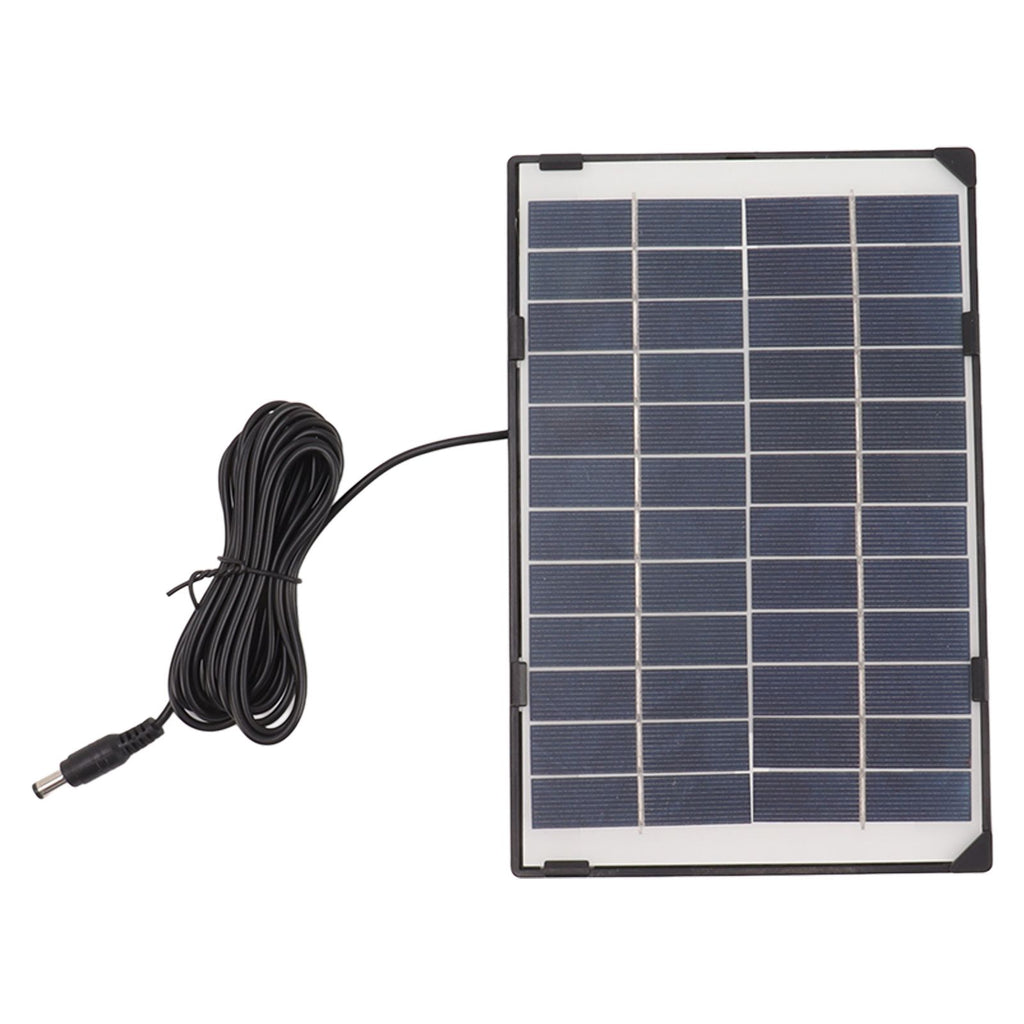 6W 12V Polycrystalline Silicon Solar Panel 6W 12V DC5521 Camera Solar Panel Outdoor Home Surveillance Lighting Charger